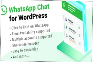 WhatsApp Chat WordPress Nulled Free Download