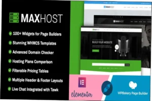 MaxHost Theme Nulled Free Download